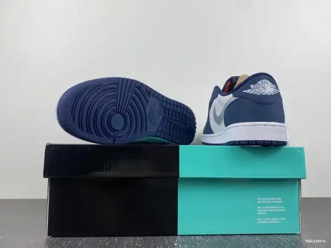 Cheap TBK Midnight SB CJ7891-400 Jordan 1 Low Navy 0406